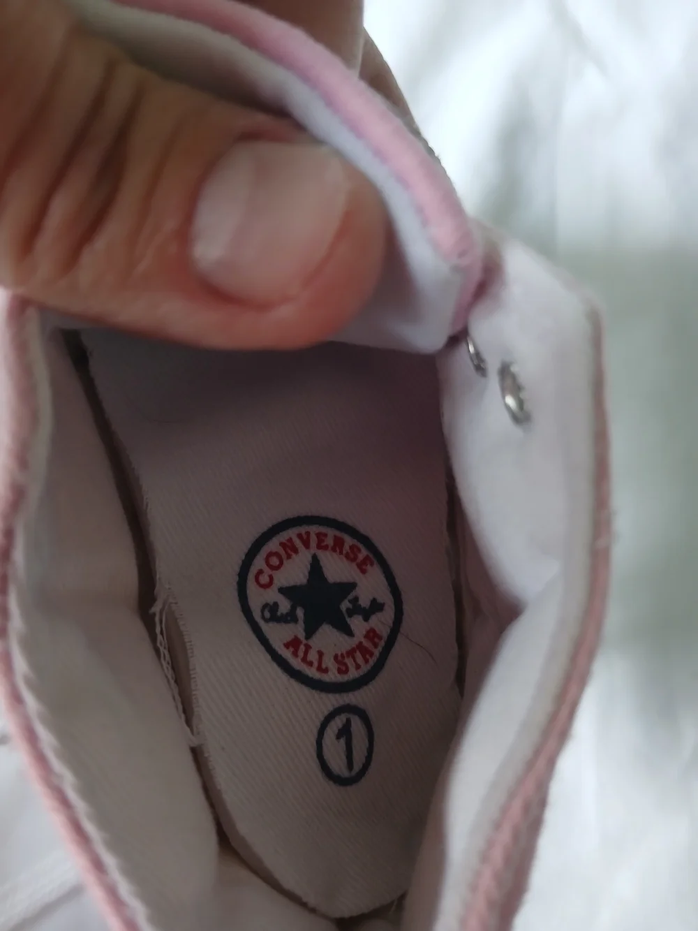 Converse Chuck Taylor All Star Baby Toddler Size 1 Pink High Top Shoes
